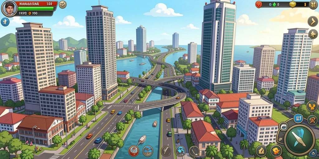Tampilan menarik dengan efek visual yang memukau.
