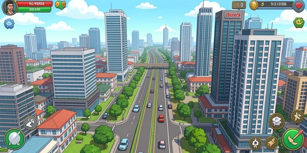 Tampilan utama aplikasi dengan navigasi yang mudah.