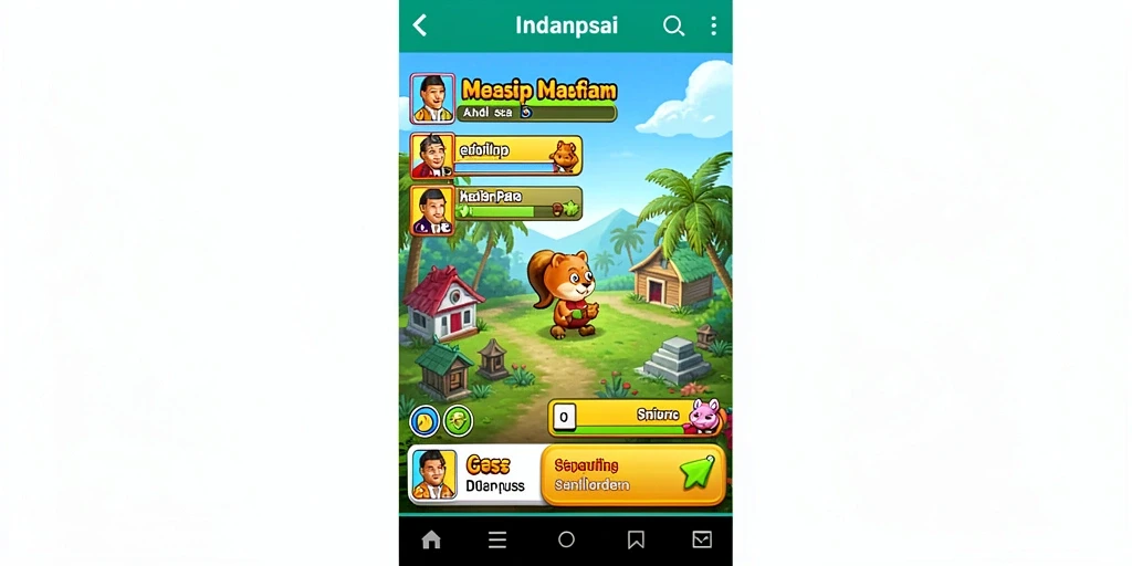 Tampilan antarmuka utama yang menarik dan user-friendly.