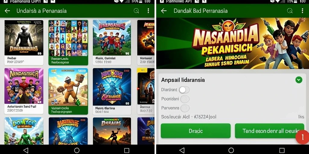 Tampilan antarmuka yang modern dan menarik.