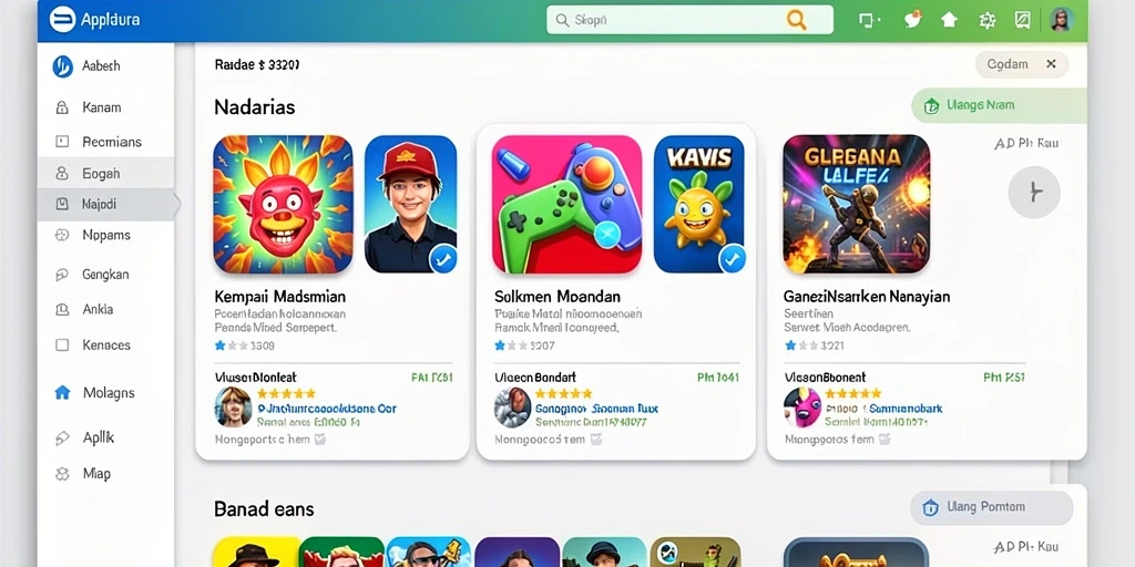 Tampilan awal permainan DKK dengan karakter yang dapat dikustomisasi.