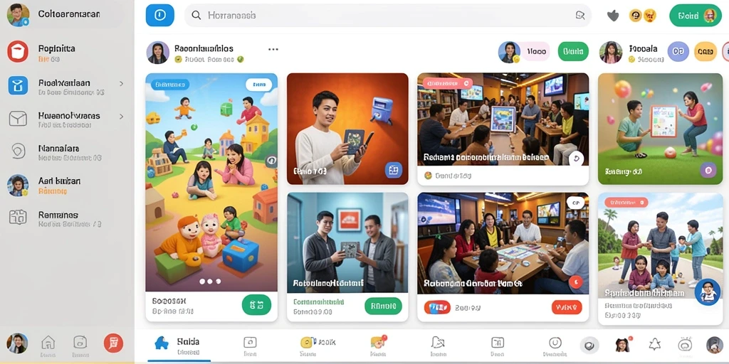 Screenshot menampilkan karakter utama dalam aksi epik.