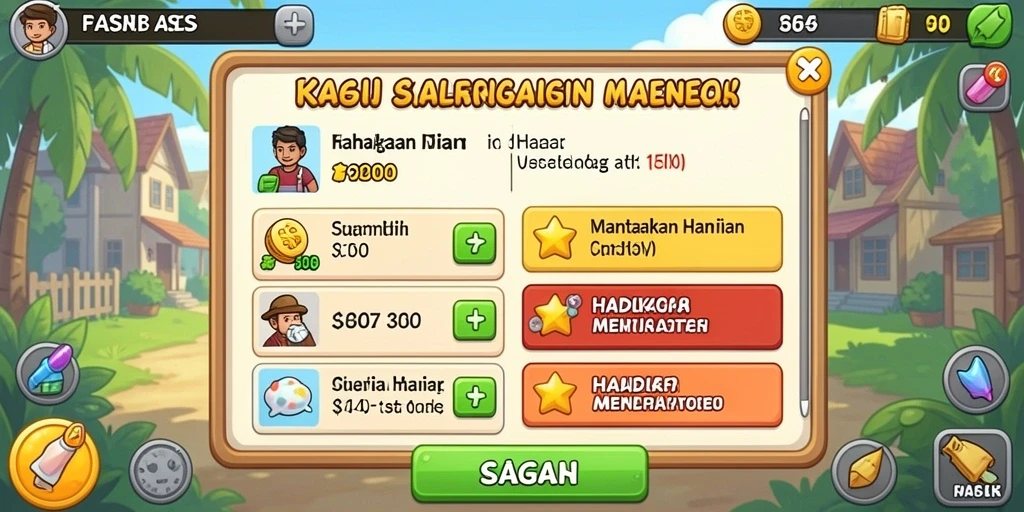 Screenshot menunjukkan karakter utama dalam aksi melawan musuh.