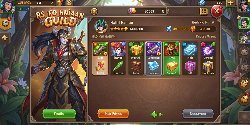 Tampilan awal game dengan grafis yang menarik.