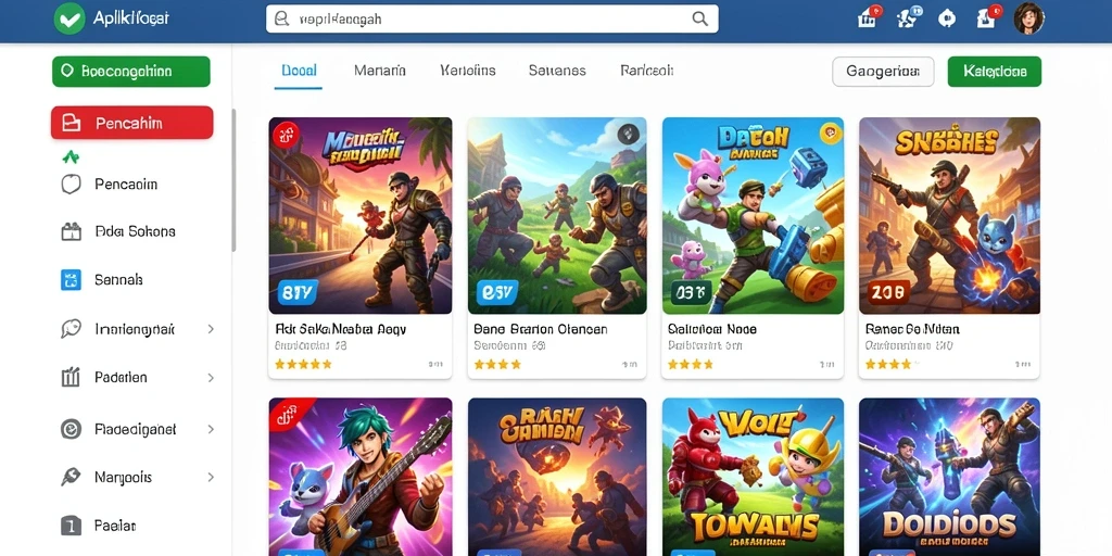 Tampilan antarmuka yang user-friendly dan menarik.