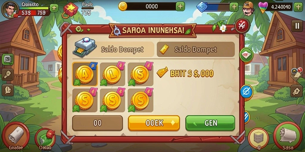 Tampilan antarmuka yang intuitif dan menarik.