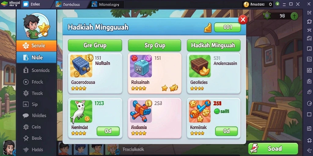 Tampilan antarmuka yang menarik dan interaktif.