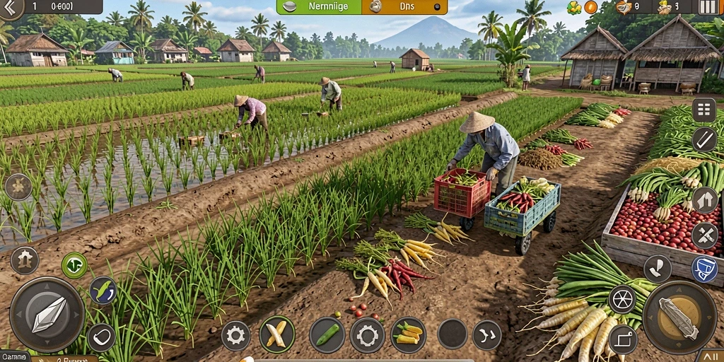 Tampilan menu utama PISANG123 yang menarik dan mudah dinavigasi.