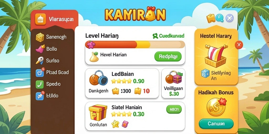 Tampilan antarmuka utama yang menarik dan mudah digunakan.
