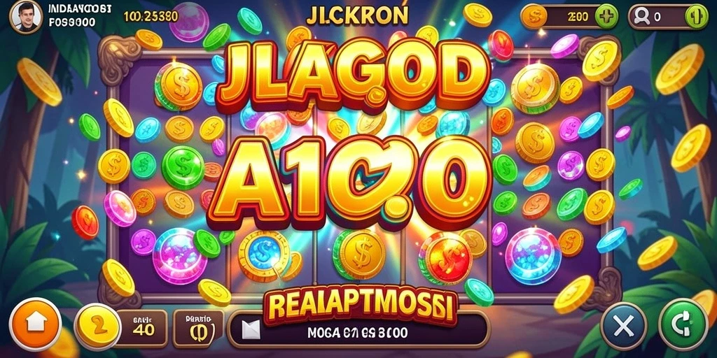 Screenshot pertama menunjukkan pemandangan indah di level pertama.