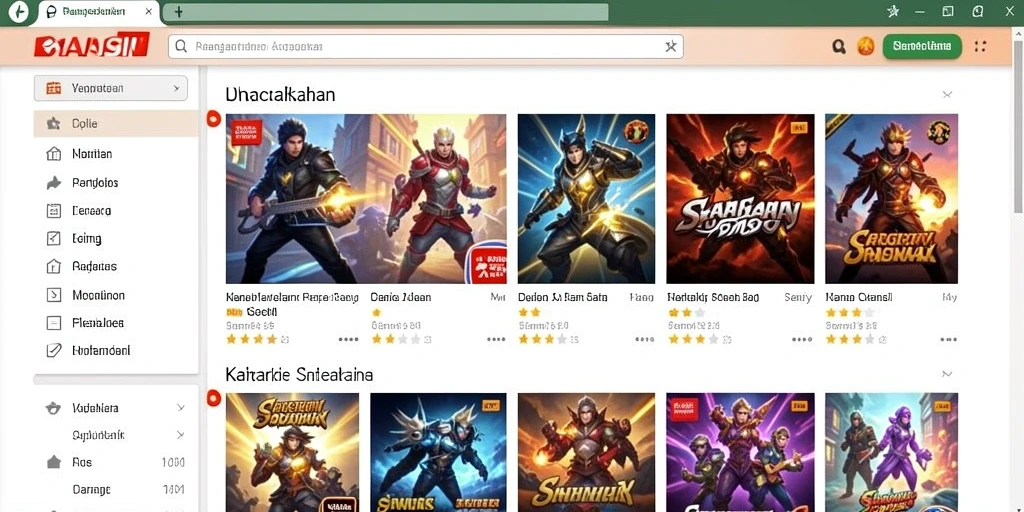 Tampilan antarmuka yang menarik dan user-friendly.