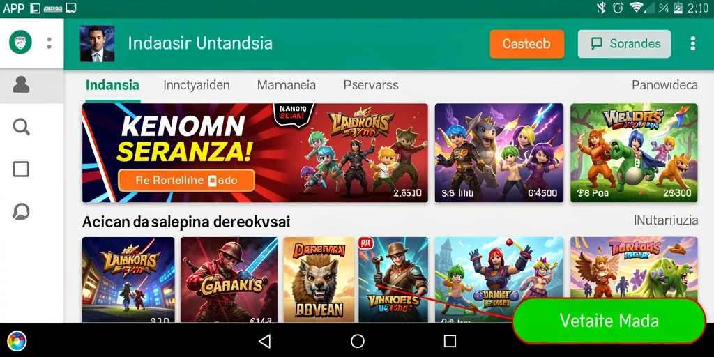 Tampilan antarmuka yang bersih dan mudah dinavigasi.