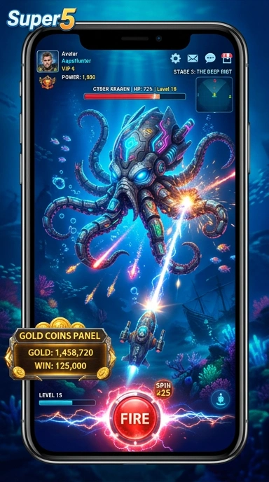 Galeri pratinjau visual super5 build APK resmi terbaru